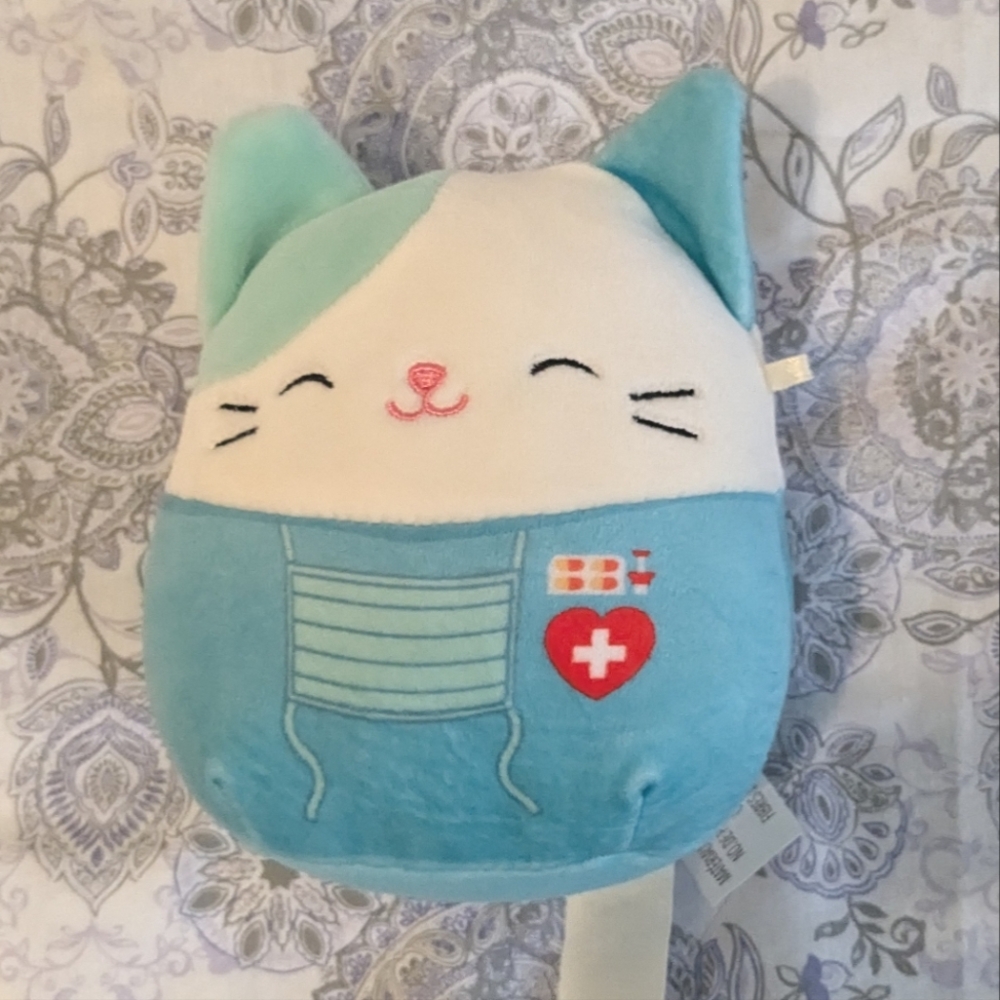 Squishmallow Cassie the Nurse Cat